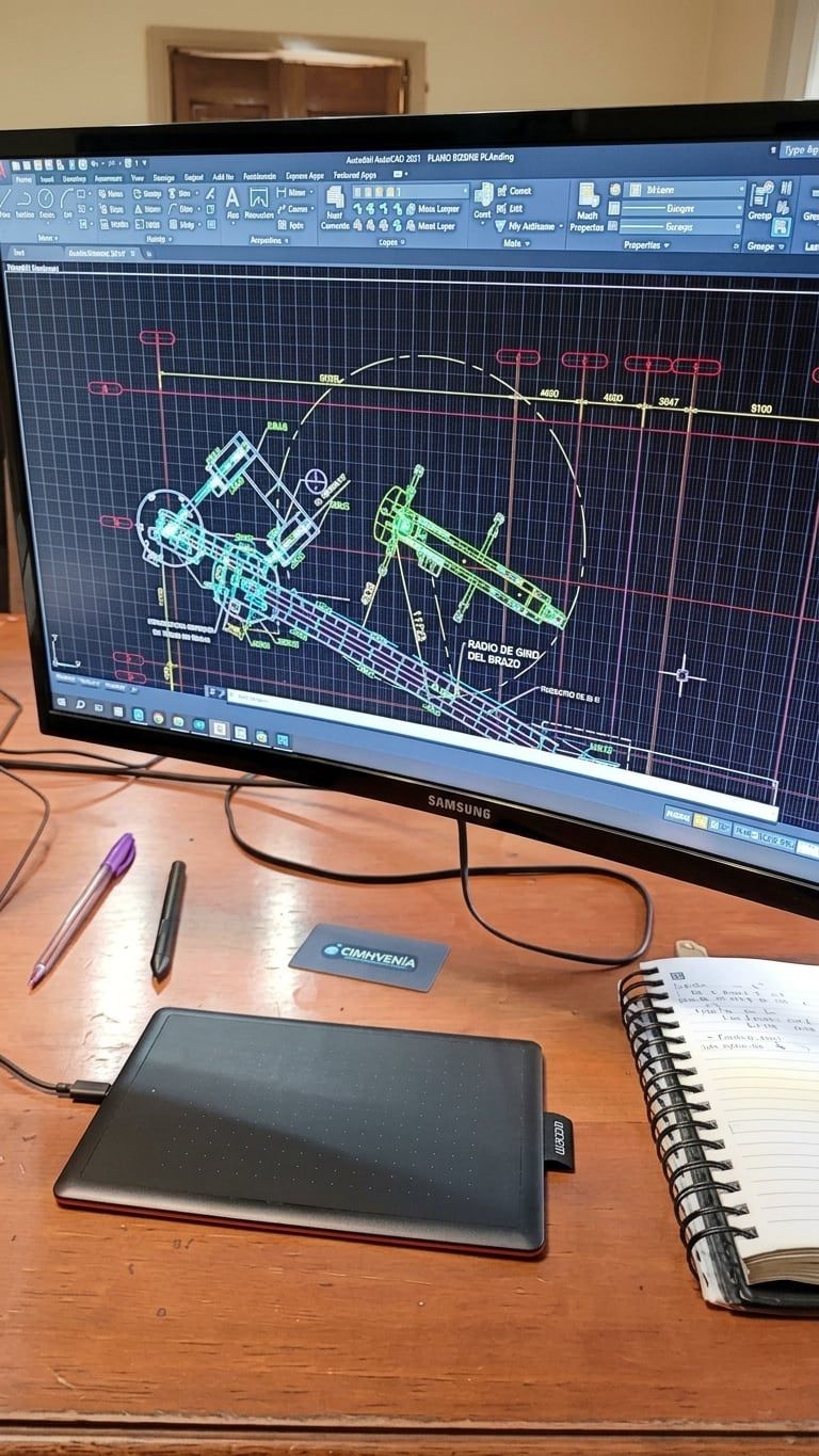 Plan de izaje diseñado en computadora